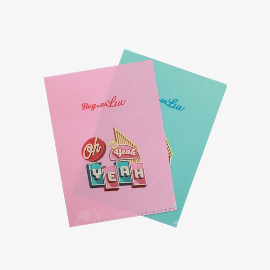 BTS Boy With Luv L-Holder Set