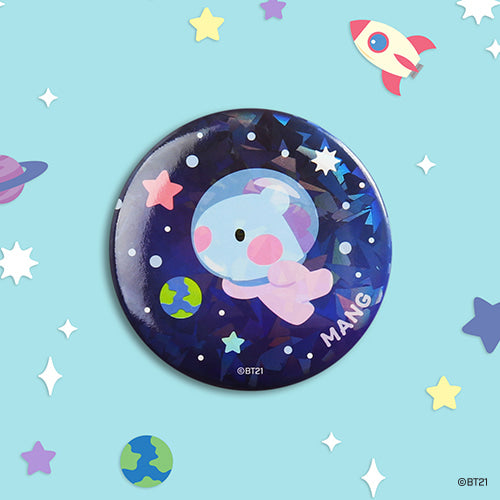 BT21 SPACE Can Badge