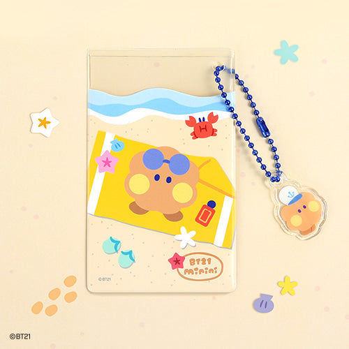 BT21 minini Summer Sky Clear Card Pocket