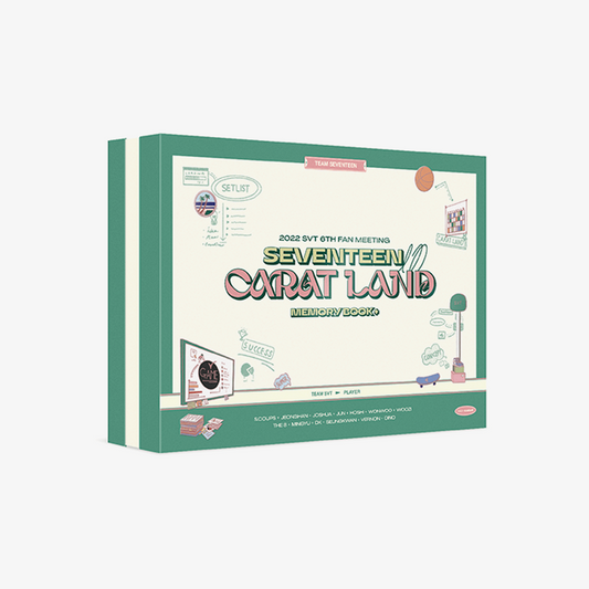 SEVENTEEN 2022 〈SEVENTEEN in CARAT LAND〉 Memory Book + DVD