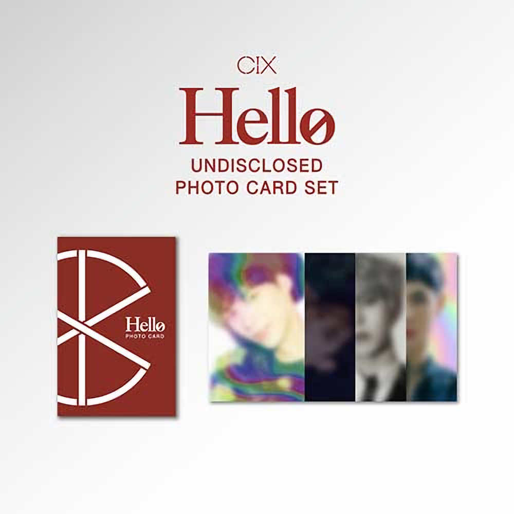 CIX Undisclosed Photo Card Set