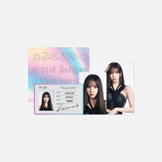 aespa SYNK : HYPER LINE ID Card + Fanlight Deco Sticker Set