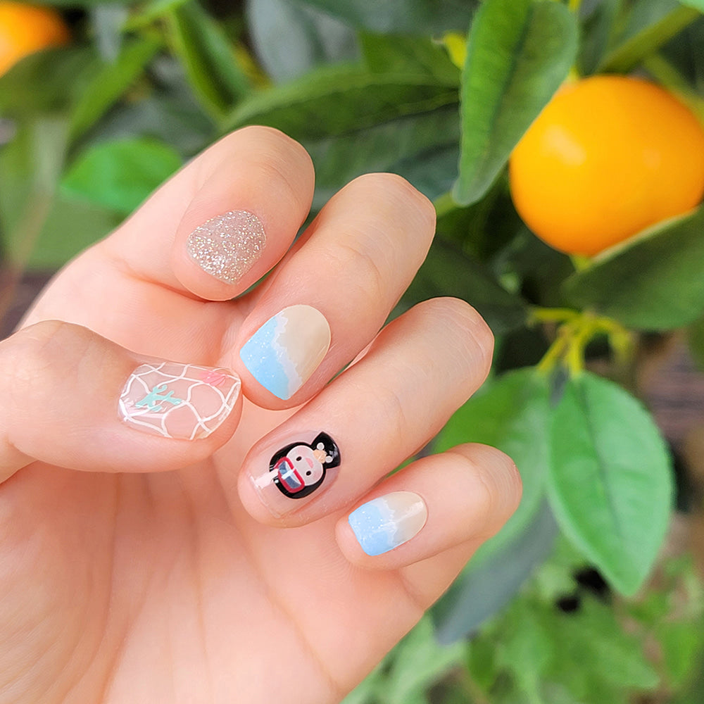 Jeju Themed Nails (Jeju Female Divers)