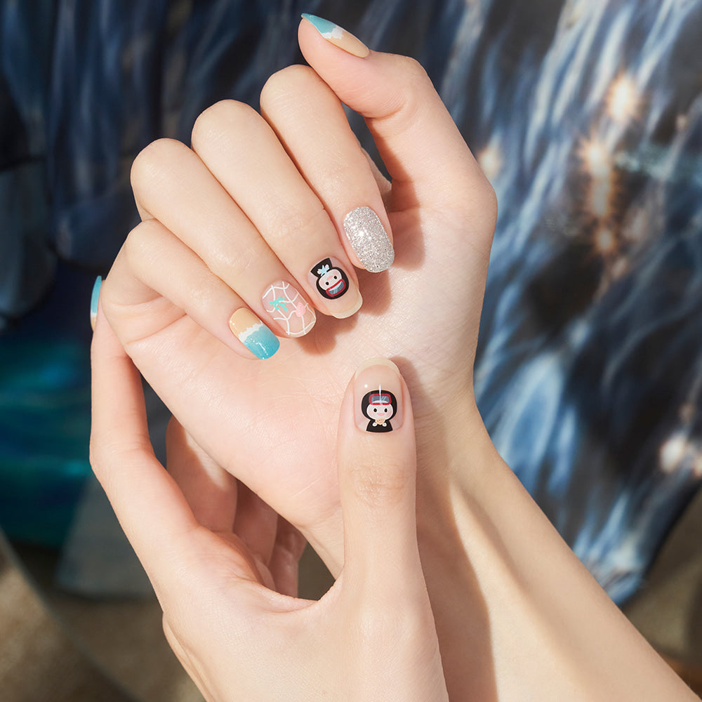 Jeju Themed Nails (Jeju Female Divers)