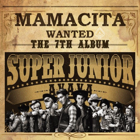SUPER JUNIOR 7th Mini Album : MAMACITA (B VER.)