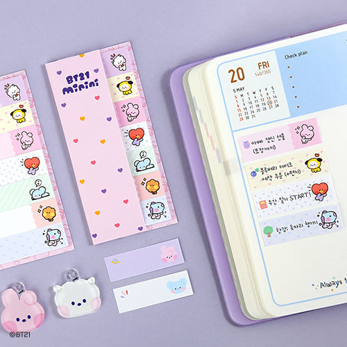 BT21 Index Sticky Memo