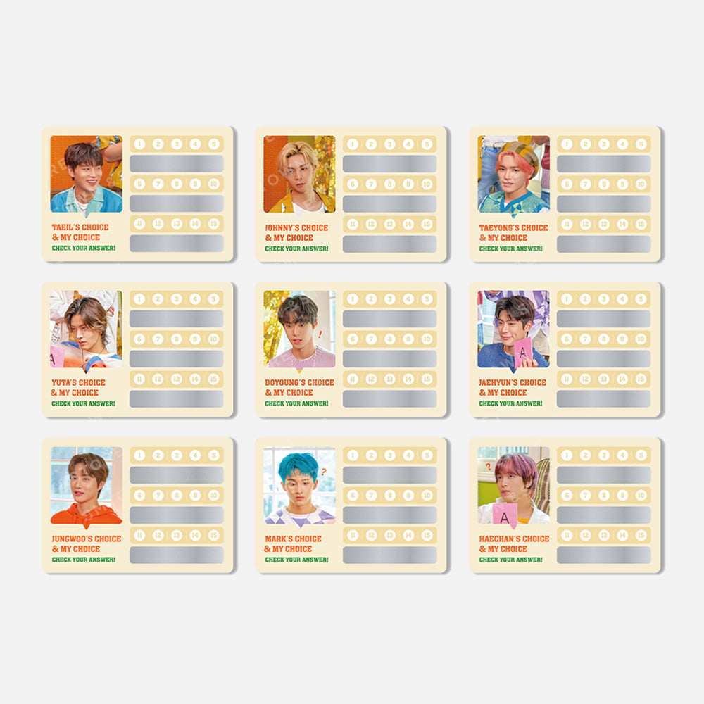 NCT 127 RETRO HOUSE Balance Game Pack
