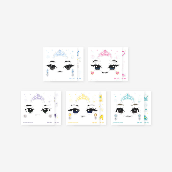 ITZY To Wonder World Light Ring Deco Sticker Set