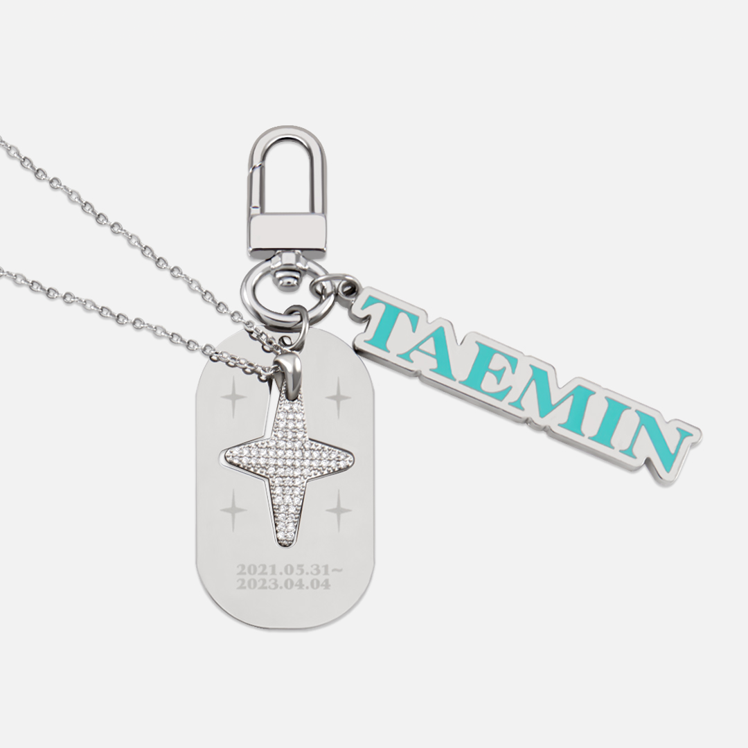 SHINee TAEMIN Necklace & Tag Keyring