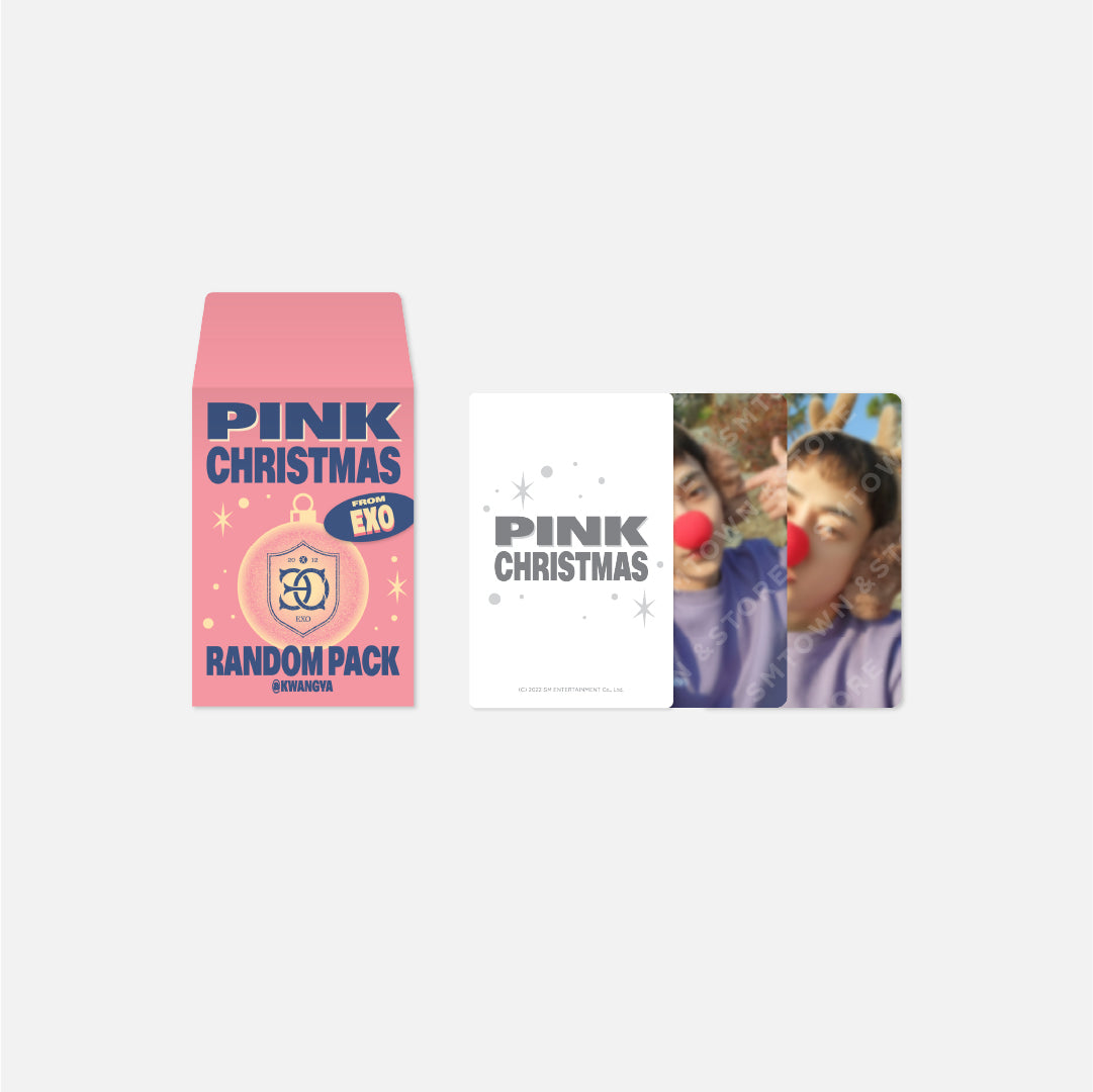 (Pre-Order) SMTOWN 2022 PINK CHRISTMAS Random Photocard Pack