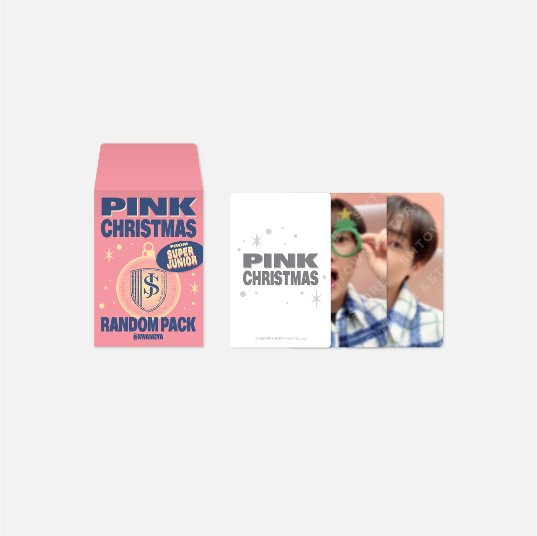 (Pre-Order) SMTOWN 2022 PINK CHRISTMAS Random Photocard Pack