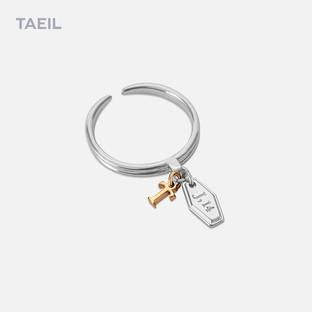 NCT Artist Birthday Initial Silver Ring