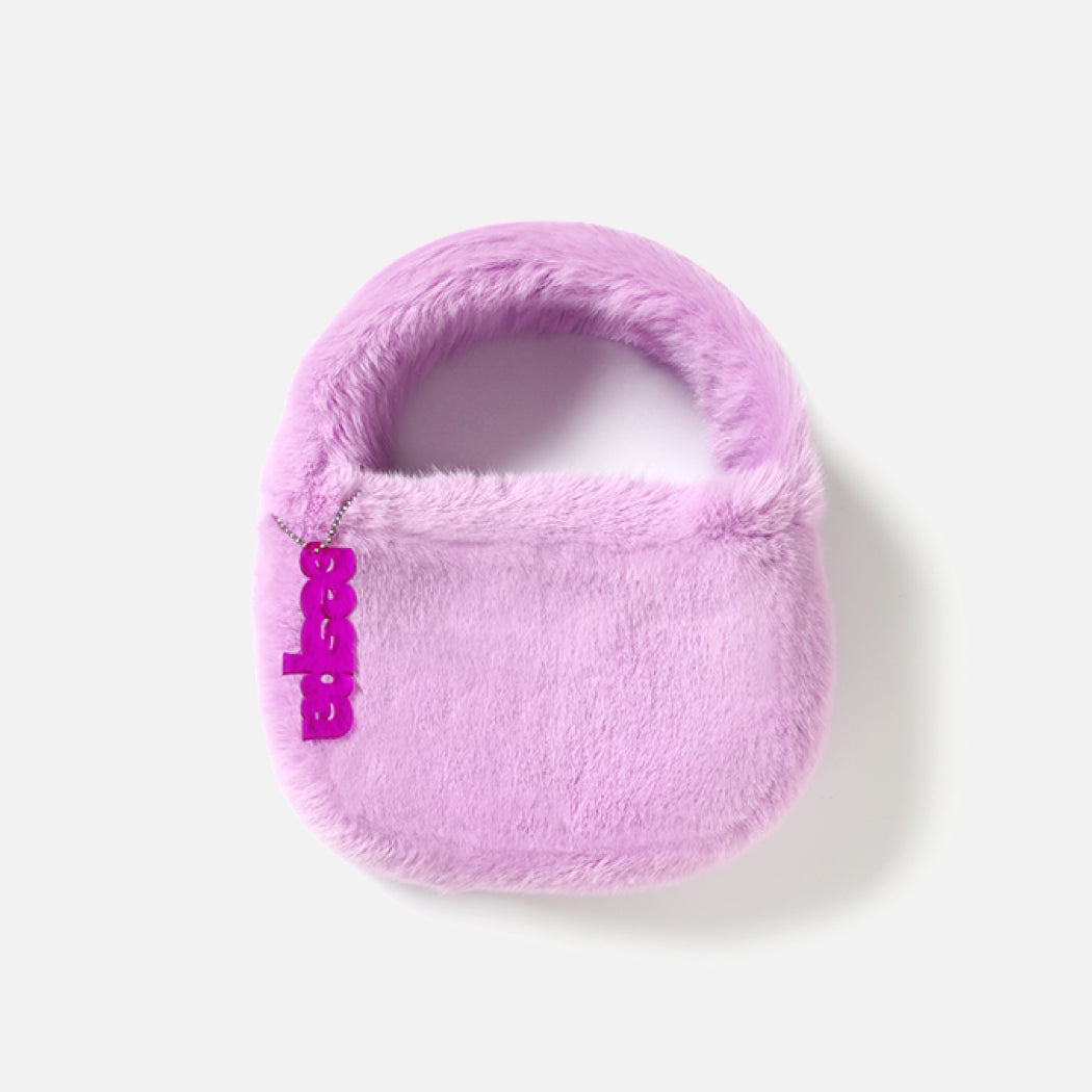 aespa SYNK : HYPER LINE Fur Mini Bag Set (Purple ver)