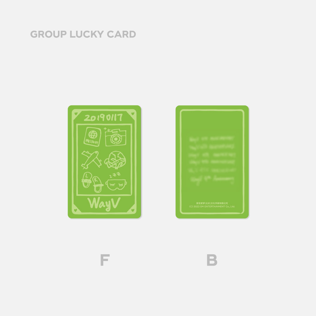 WAYV 4th Anniversary Lucky Card Set