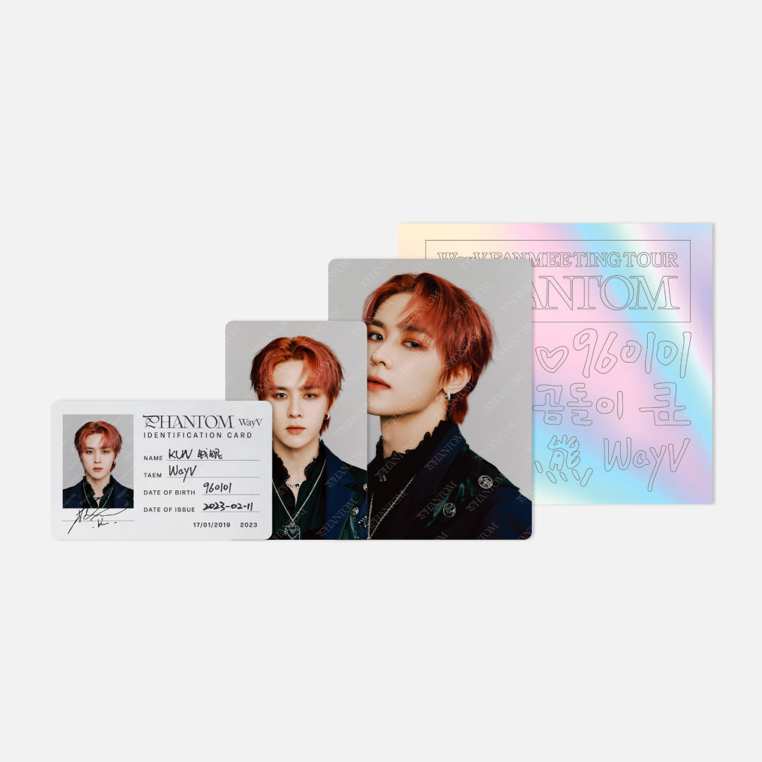 WAYV 2023 Fanmeeting Tour ID Card + Fanlight Deco Sticker Set