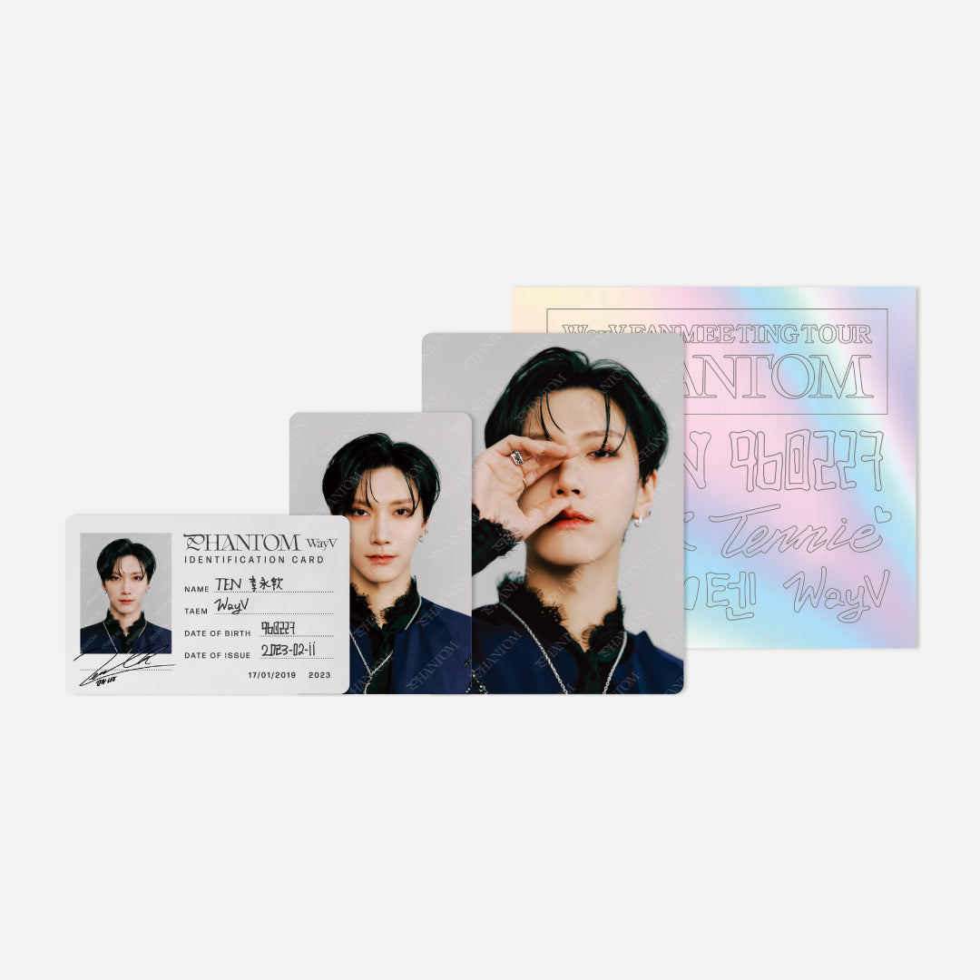 WAYV 2023 Fanmeeting Tour ID Card + Fanlight Deco Sticker Set