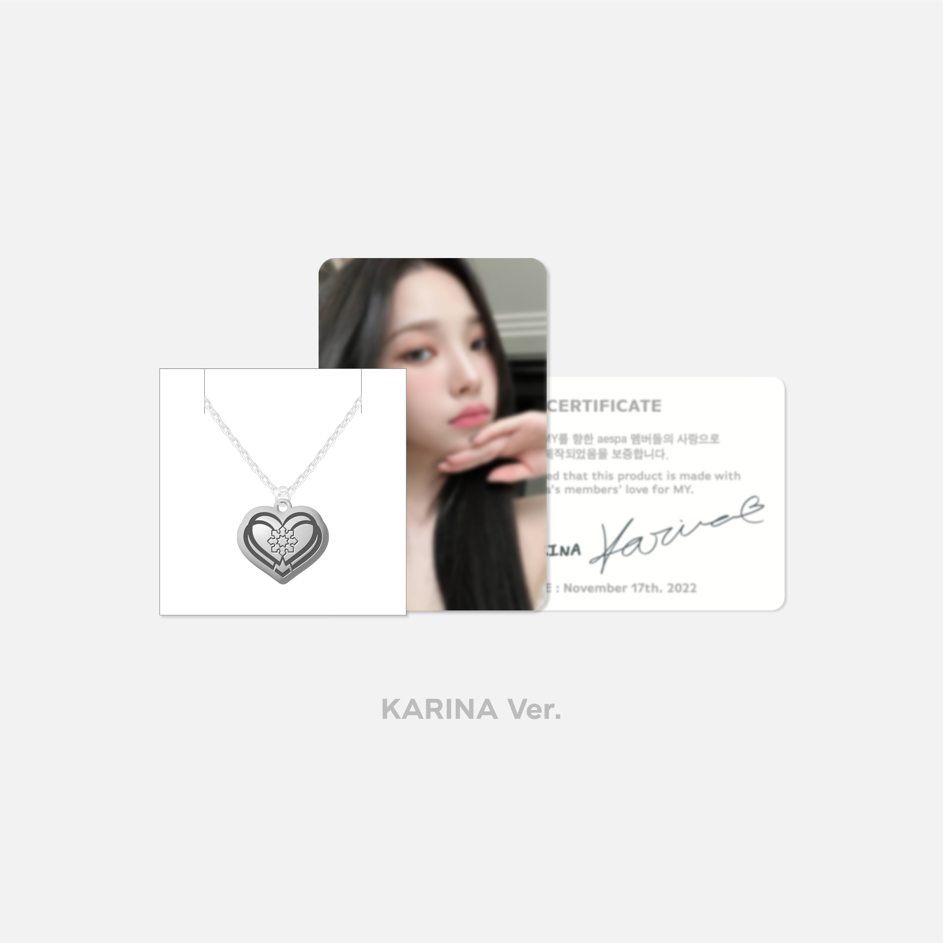 aespa 2nd Anniversary Necklace Set – KPOP2U_Unnie