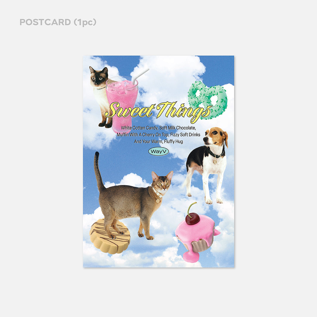 WAYV 4th Anniversary Little Friends Postcard & Luggage Sticker Set