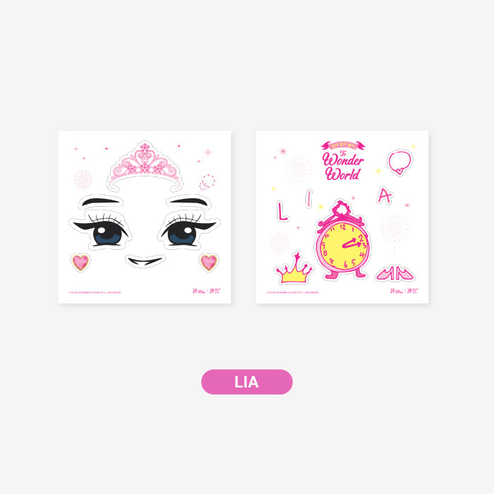 ITZY To Wonder World Light Ring Deco Sticker Set