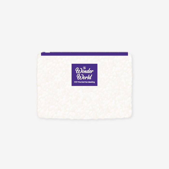 ITZY To Wonder World Fleece Pouch