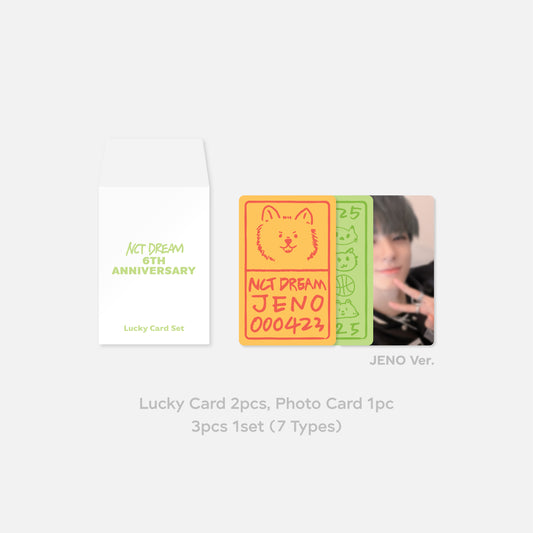 NCT DREAM 6th Anniversary Lucky Card Set