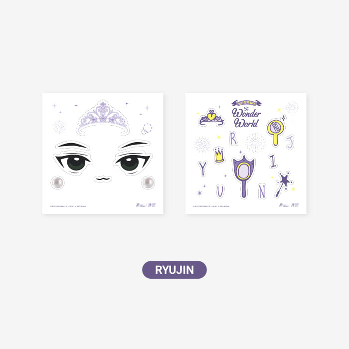 ITZY To Wonder World Light Ring Deco Sticker Set