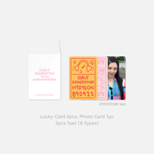 GIRL'S GENERATION 15th Anniversary Lucky Card Set