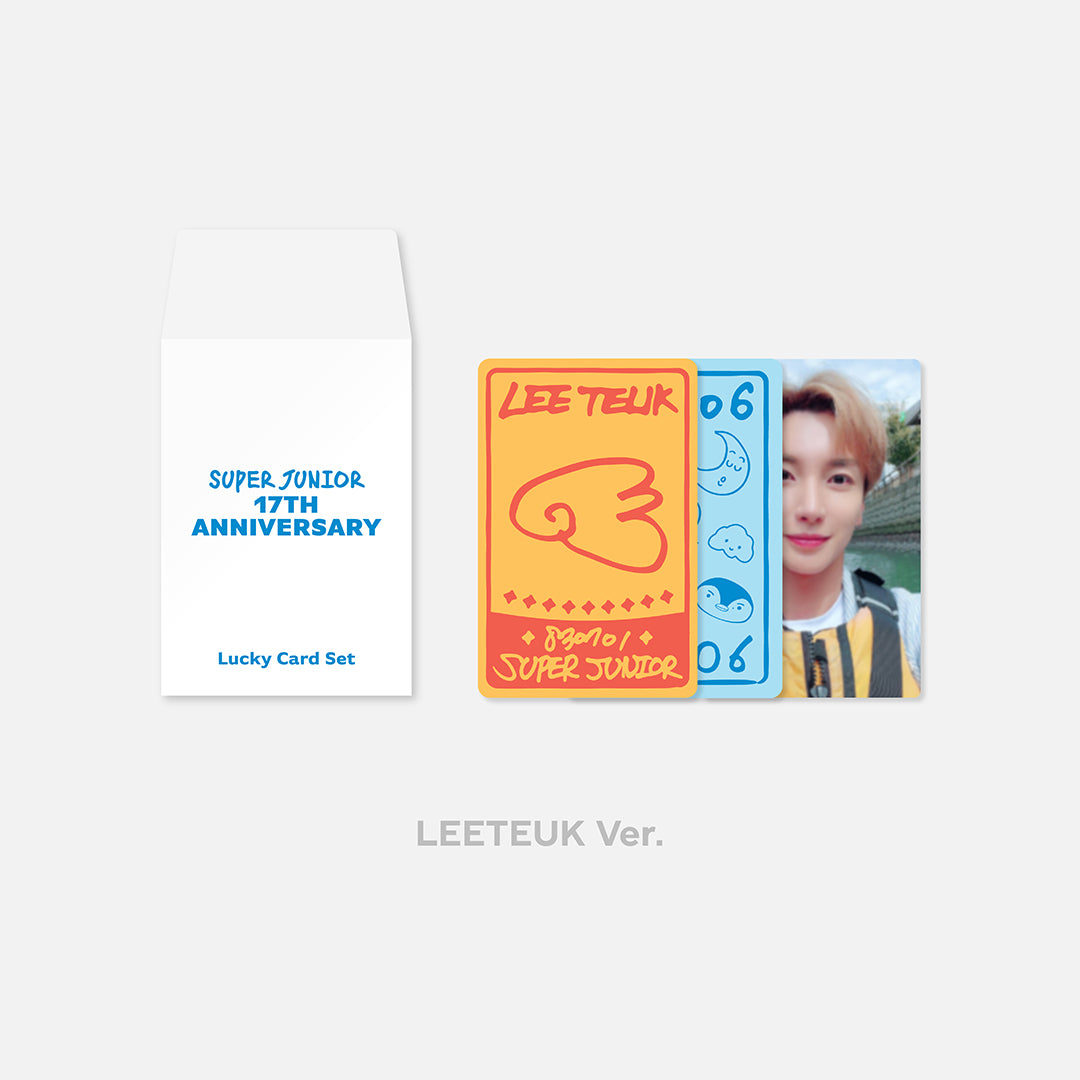 SUPER JUNIOR 17th Anniversary Lucky Card Set