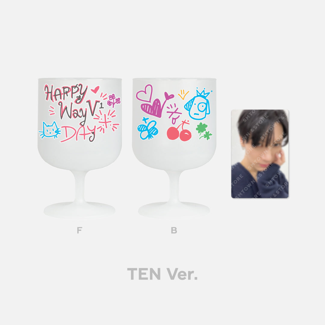 WAYV 4th Anniversary DIY Plastic Wine Cup & Photocard Set