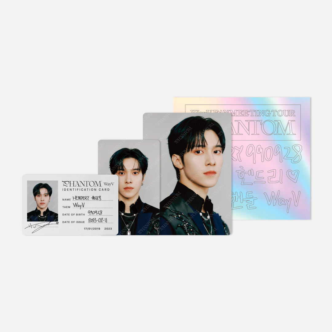 WAYV 2023 Fanmeeting Tour ID Card + Fanlight Deco Sticker Set