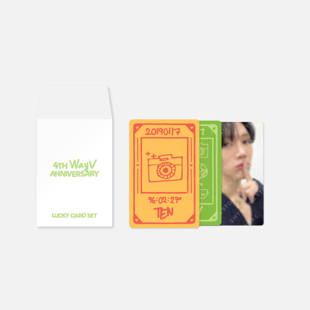 WAYV 4th Anniversary Lucky Card Set