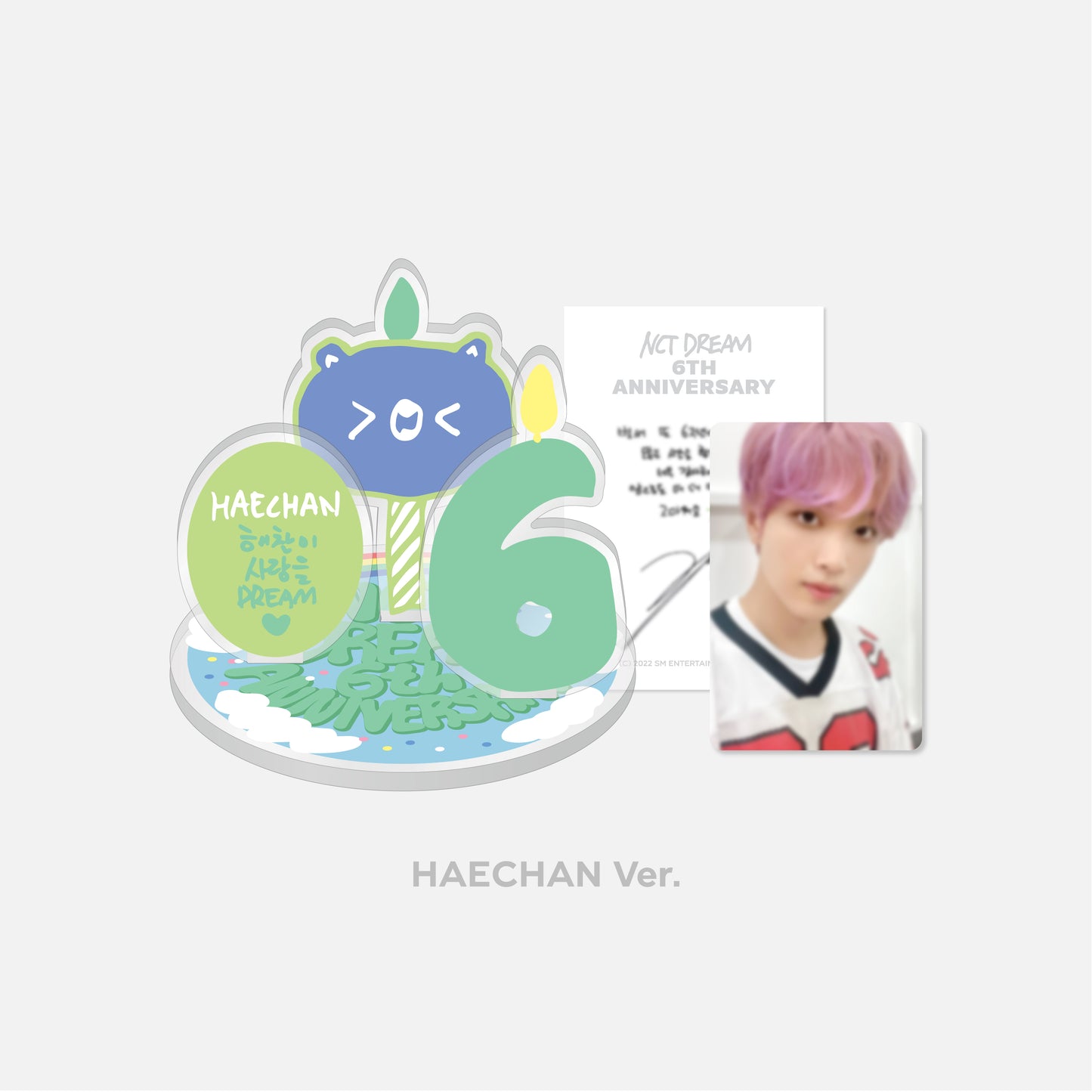 NCT DREAM 6th Anniversary Acrylic Stand & AR Voice Card Set