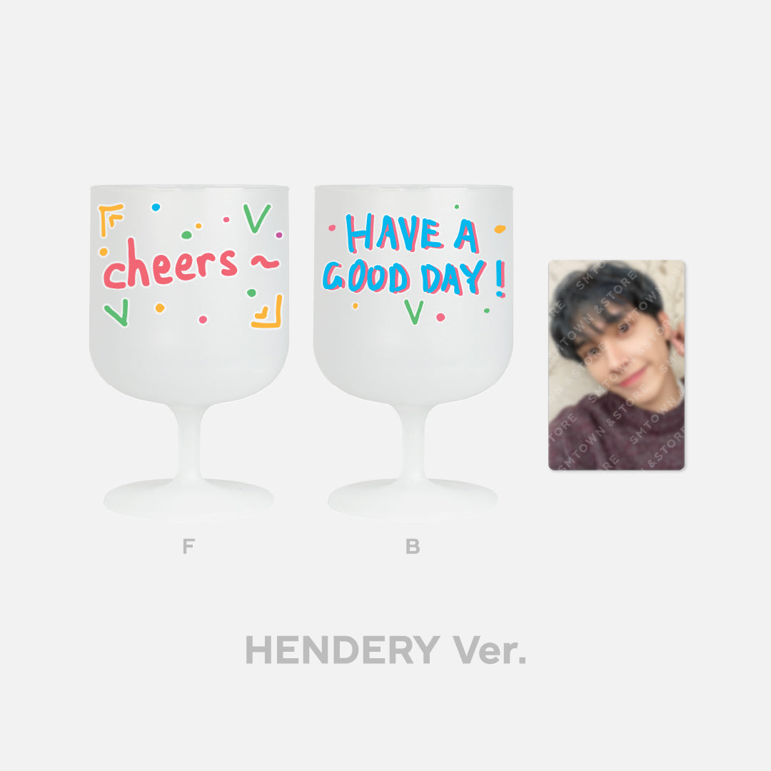 WAYV 4th Anniversary DIY Plastic Wine Cup & Photocard Set