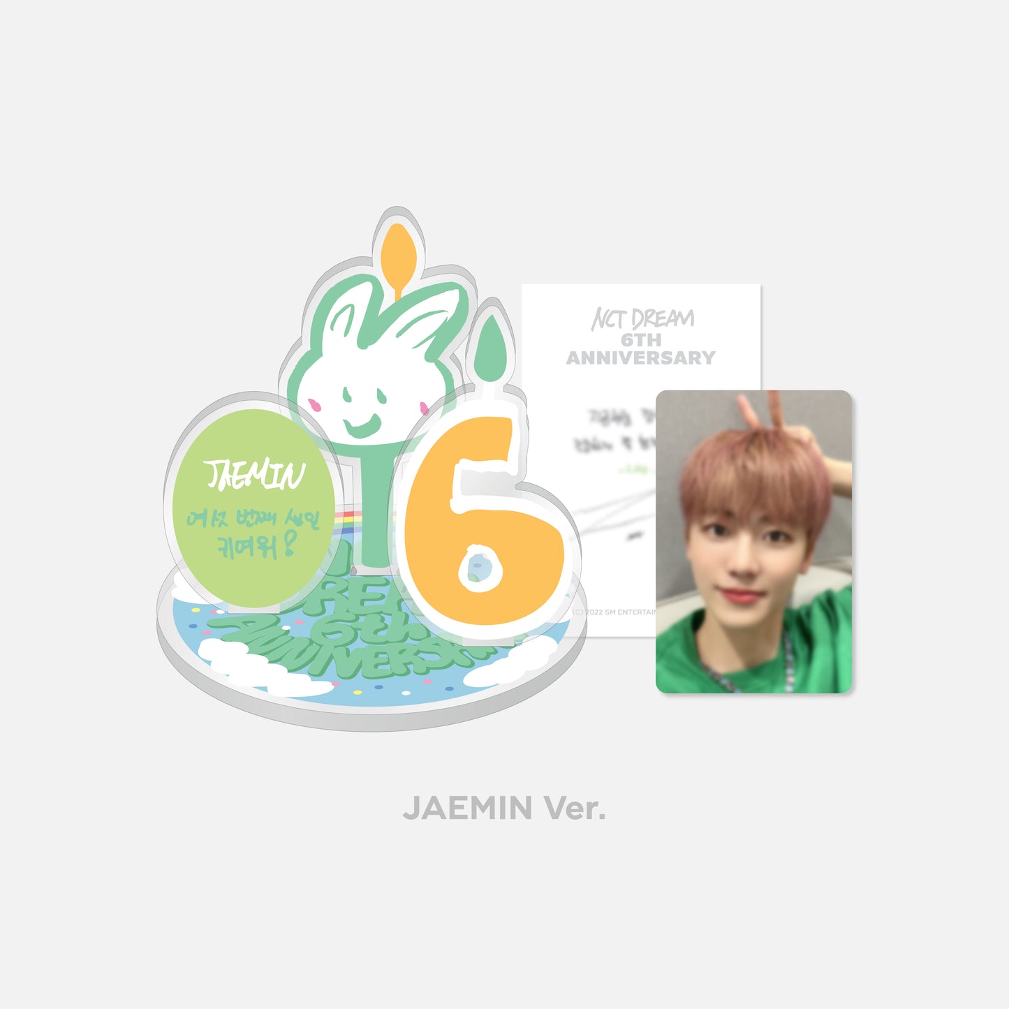 NCT DREAM 6th Anniversary Acrylic Stand & AR Voice Card Set