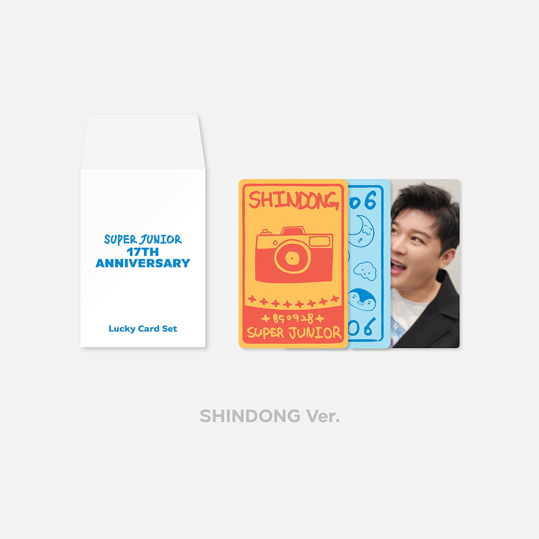 SUPER JUNIOR 17th Anniversary Lucky Card Set