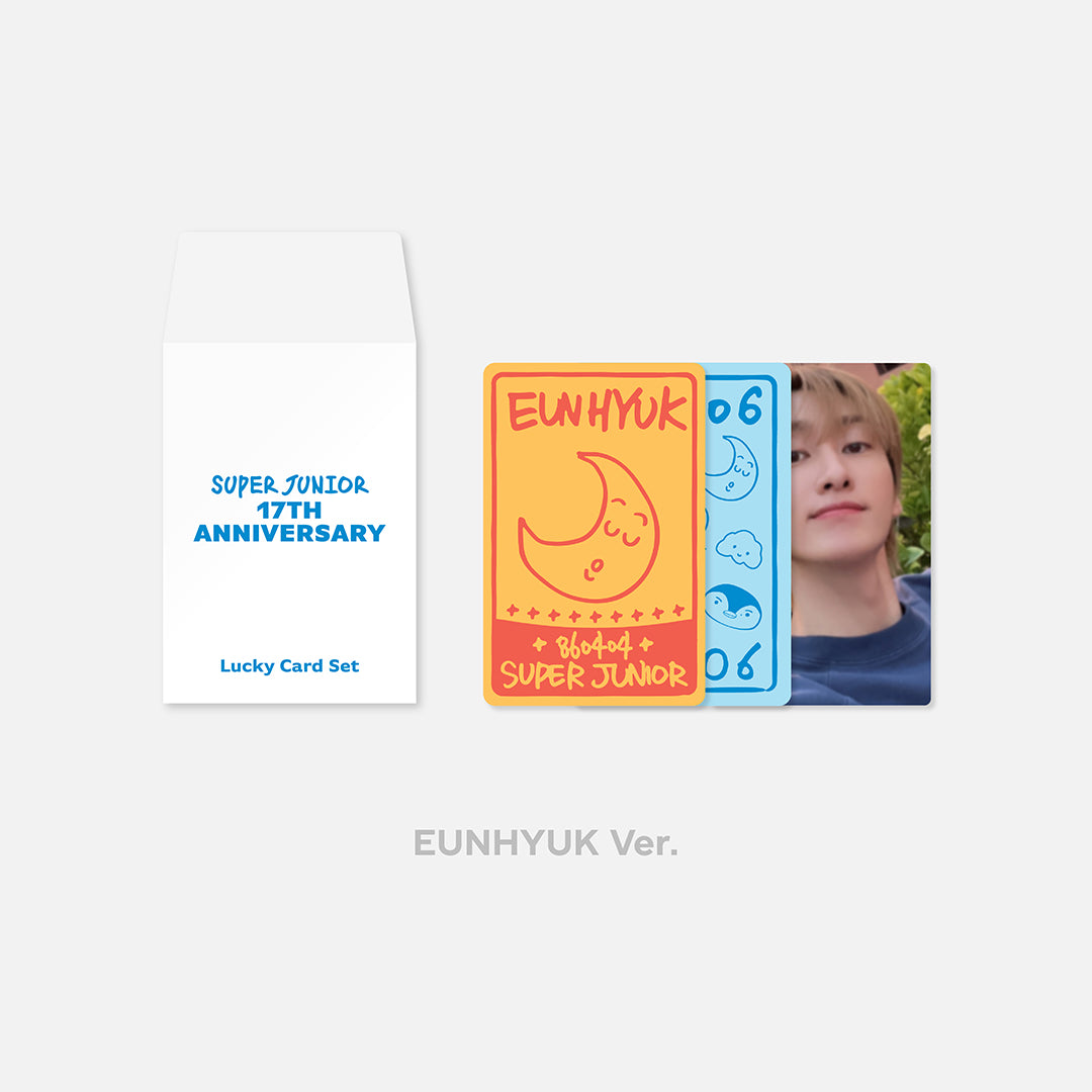 SUPER JUNIOR 17th Anniversary Lucky Card Set