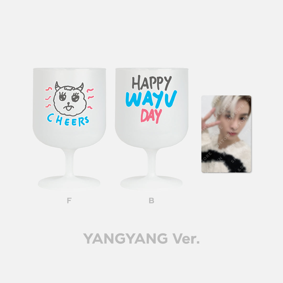 WAYV 4th Anniversary DIY Plastic Wine Cup & Photocard Set