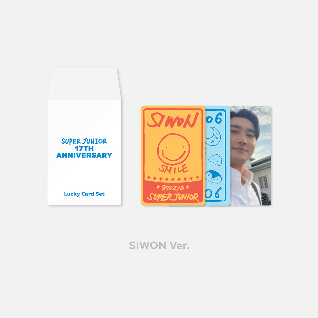 SUPER JUNIOR 17th Anniversary Lucky Card Set