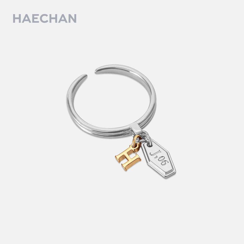 NCT Artist Birthday Initial Silver Ring