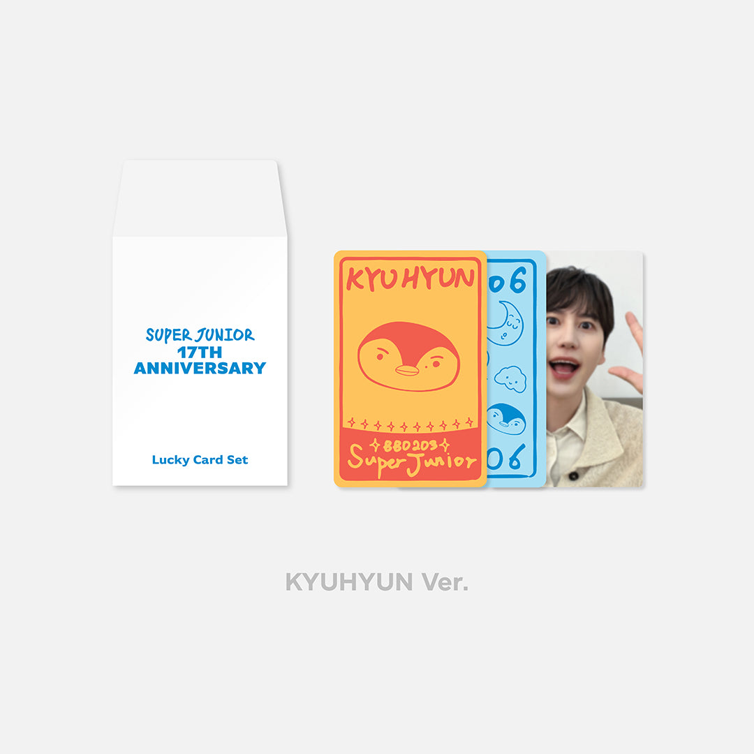 SUPER JUNIOR 17th Anniversary Lucky Card Set