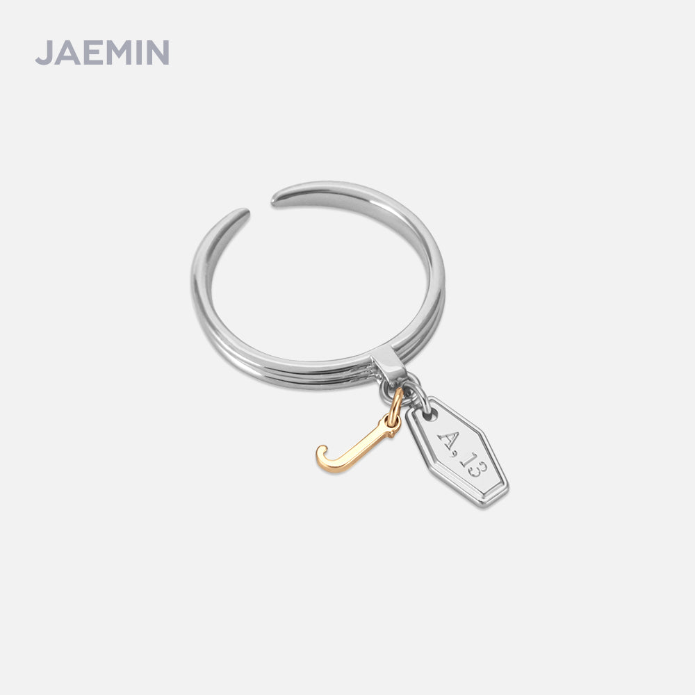 NCT Artist Birthday Initial Silver Ring