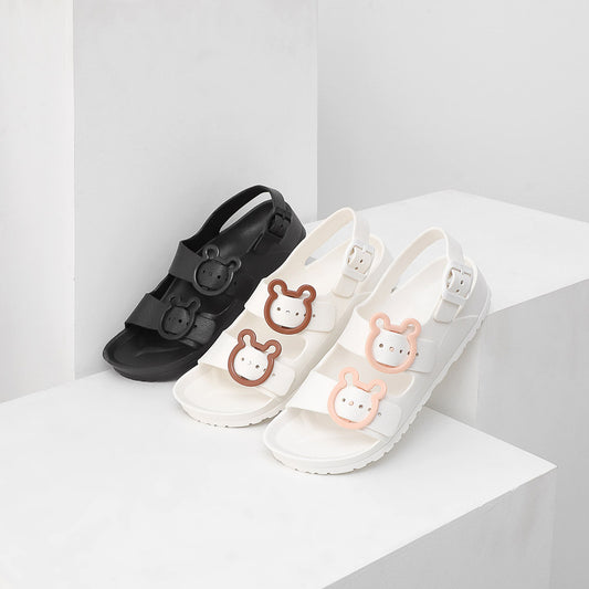 ITSHU Bear Buckle Sporty Sandles