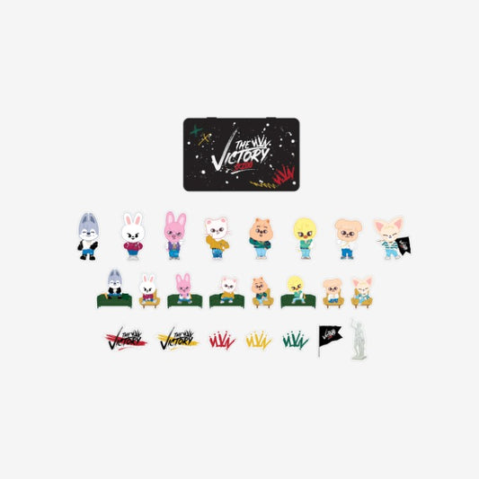 (PRE-ORDER) STRAY KIDS Pop Up Store SKZOO Tin Case & Sticker Set