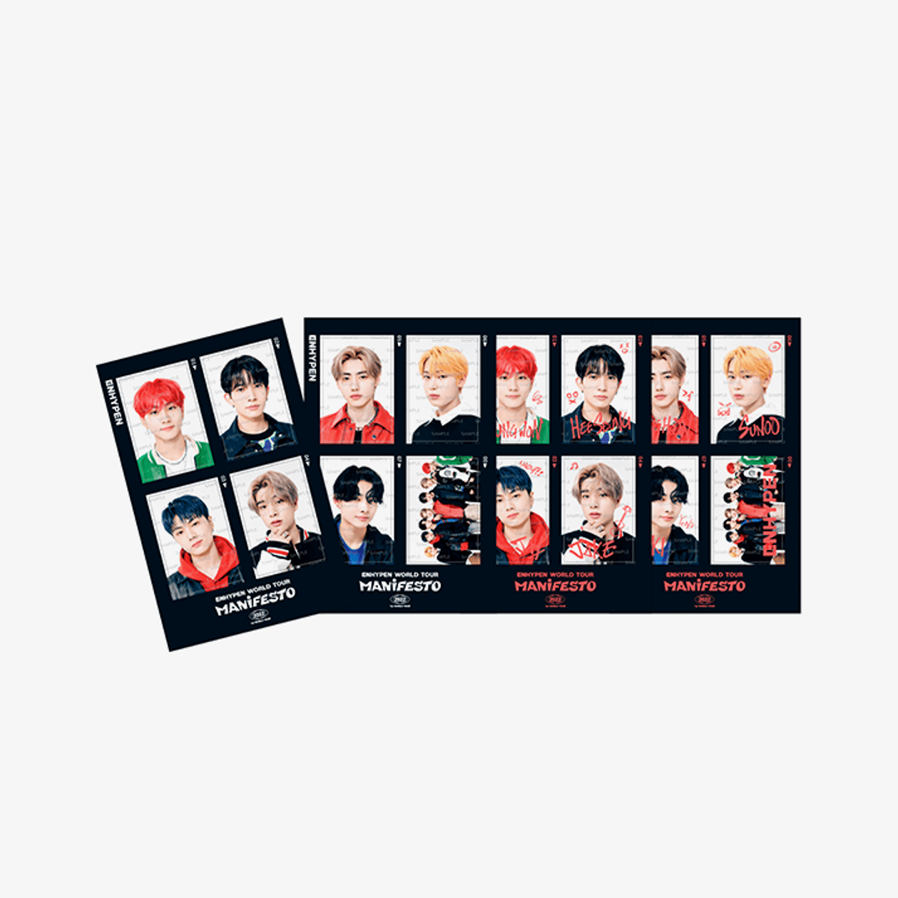 ENHYPEN World Tour MANIFESTO 4 Cuts Sticker Set