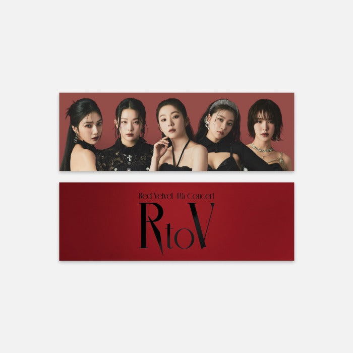 RED VELVET 4th Concert "R to V" Slogan