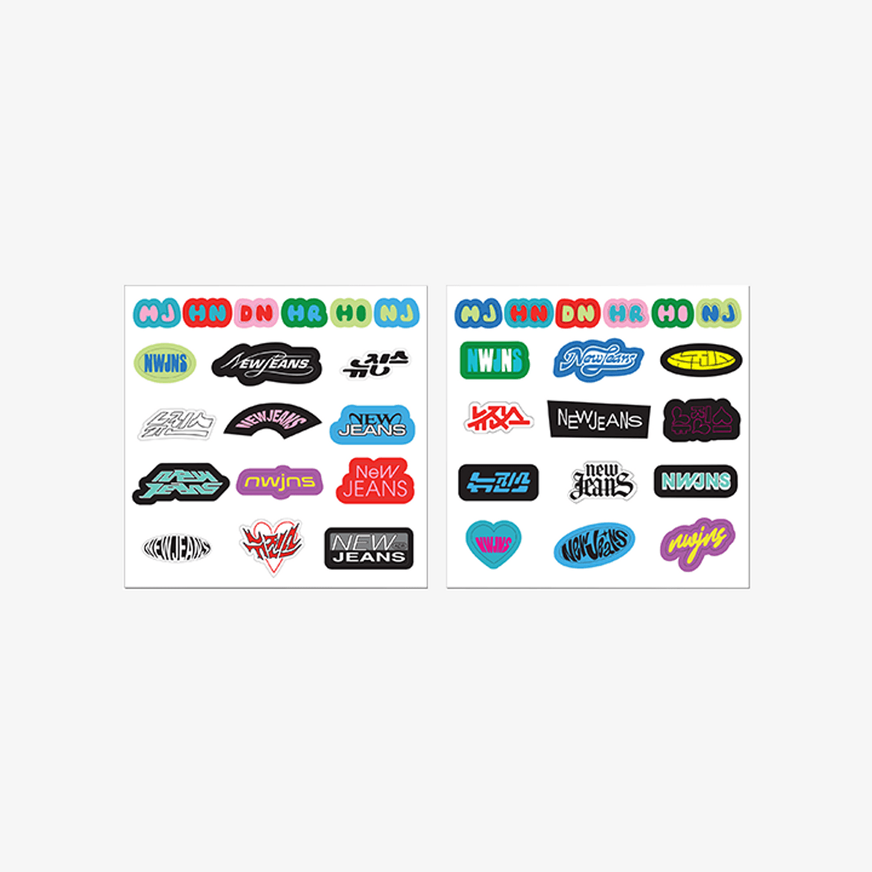 (Pre-Order)NEWJEANS Sticker Pack (Logo)