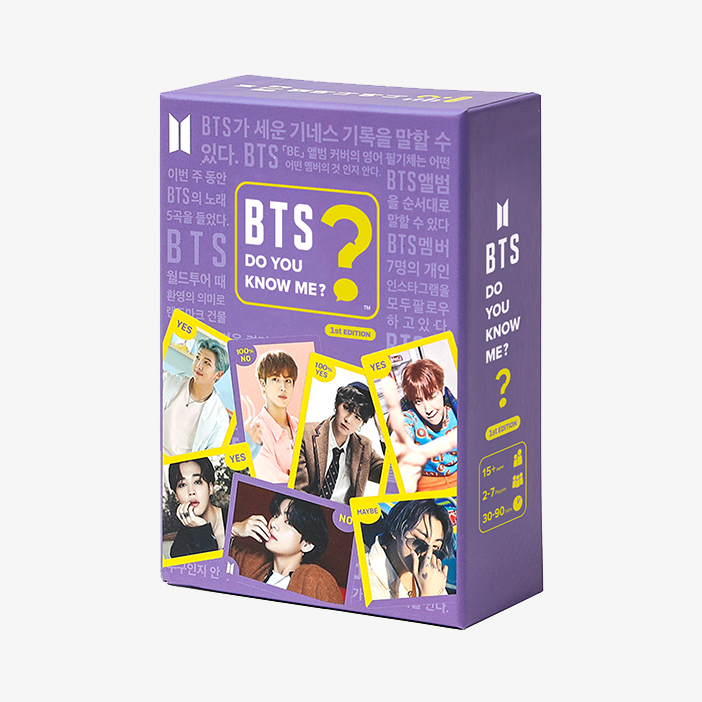 BTS Edition Do You Know Me? Card Game (English Ver)