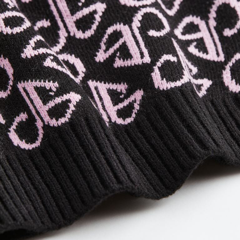 BLACKPINK X H&M Cropped Knit Top (Black)