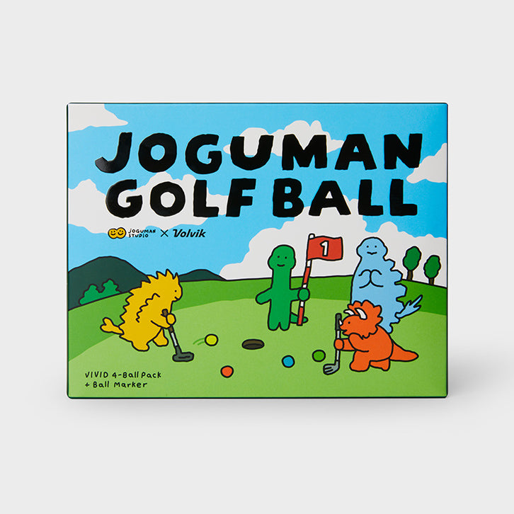JOGUMAN Golf Ball + Ballmarker Set