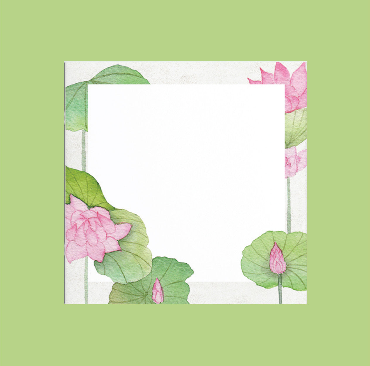 Korean Flower Memo Pad